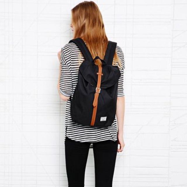 Herschel Post Backpack Black Women s Fashion Bags Wallets