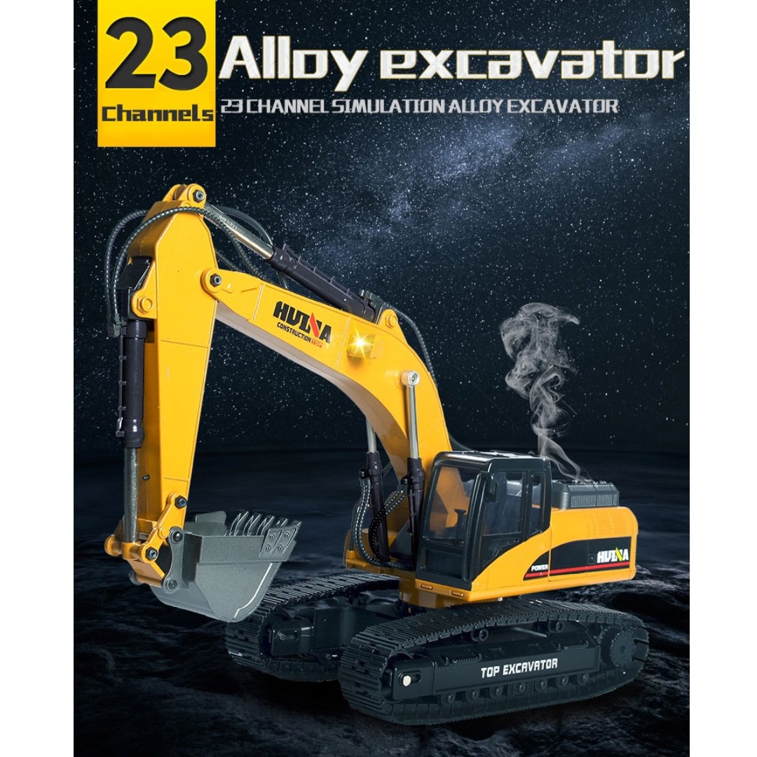 hula rc excavator