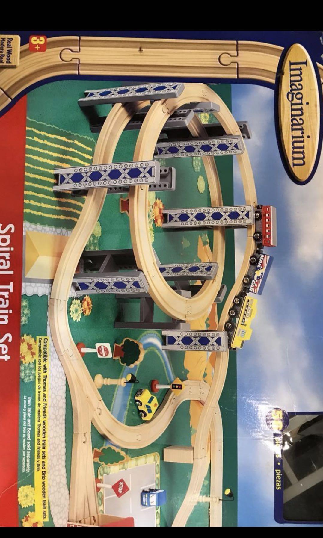 Imaginarium wooden train track layouts hot sale