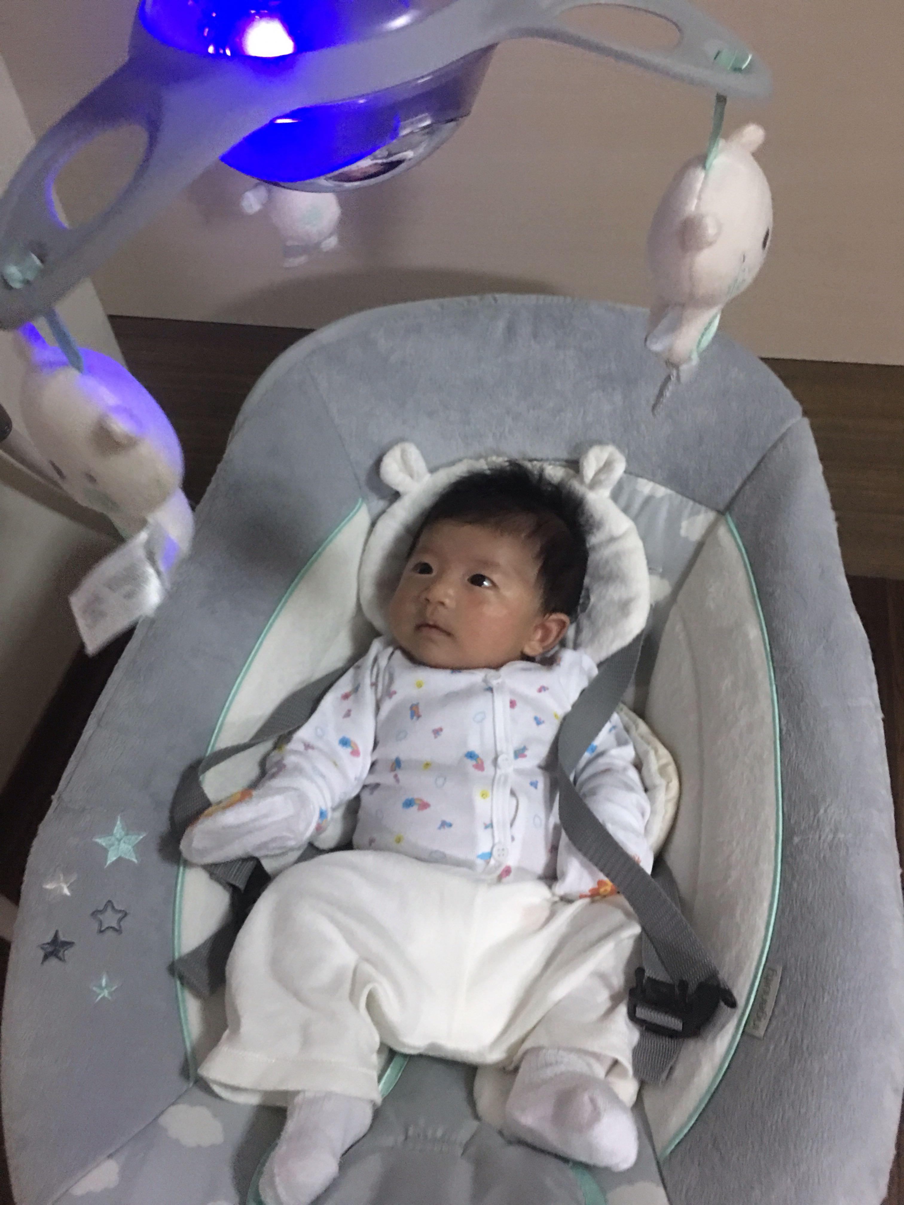 ingenuity twinkle teddy bear swing