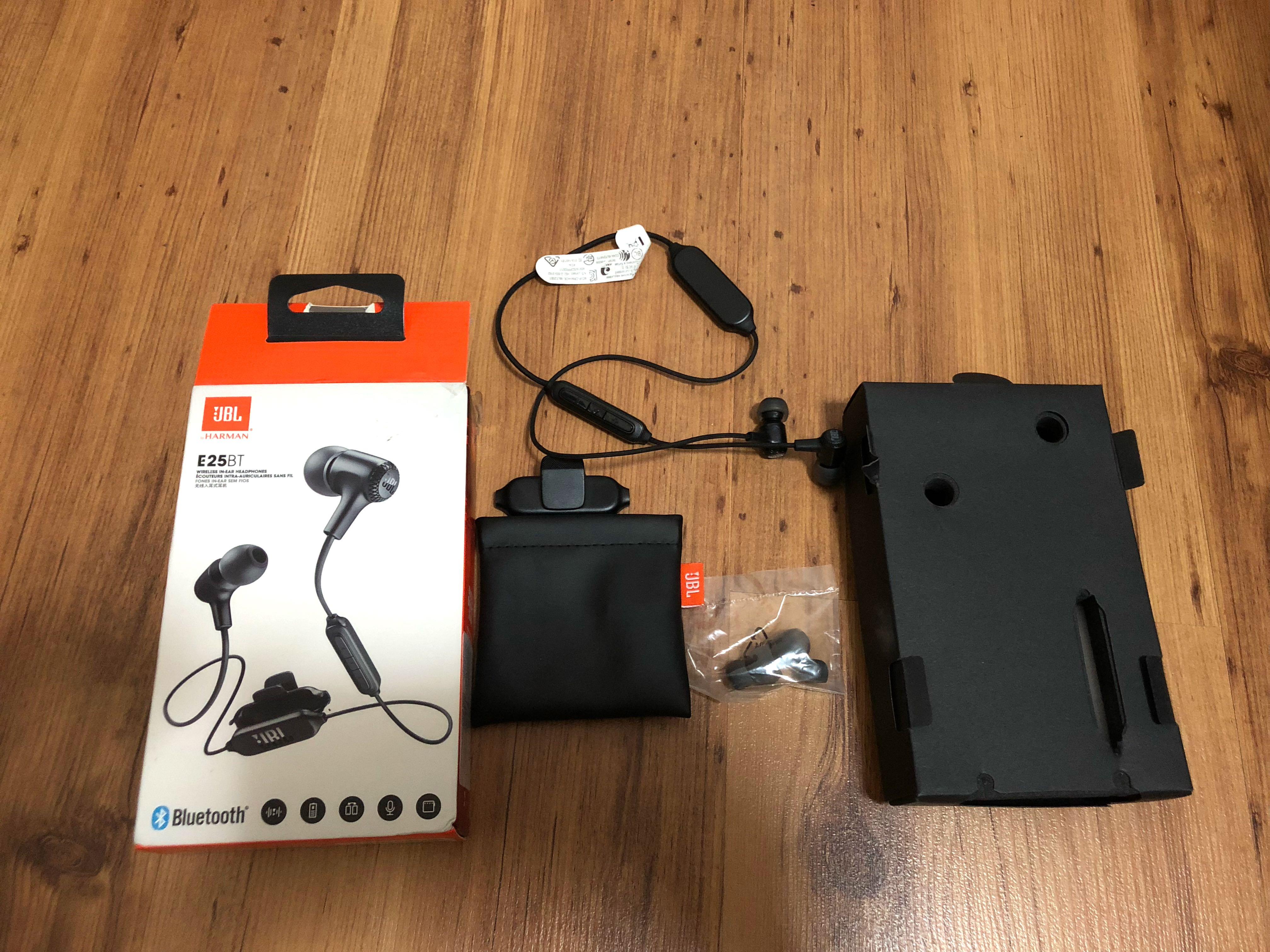 JBL E25BT wireless Bluetooth earphones Black Audio Earphones on Carousell