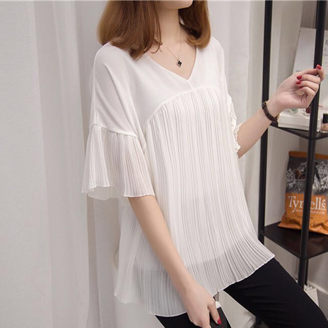 plus size chiffon blouses
