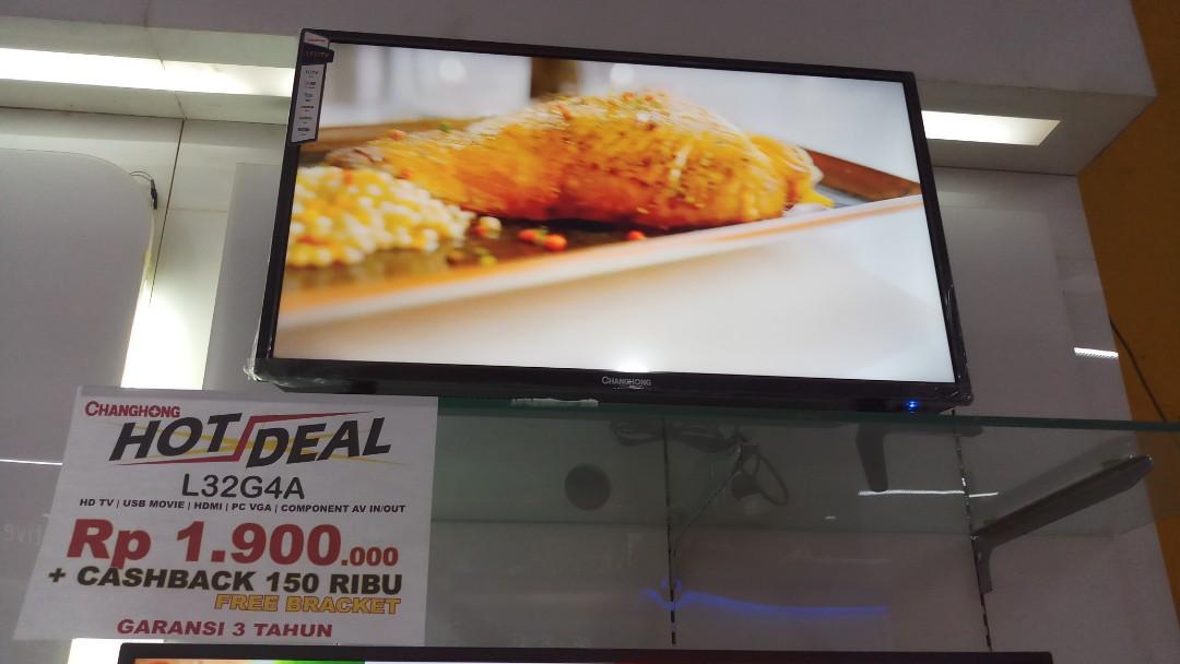 Kredit Tv Changhong 32 Inch Murmer 3 Menit Cair Elektronik Tv Perlengkapan Hiburan Di Carousell