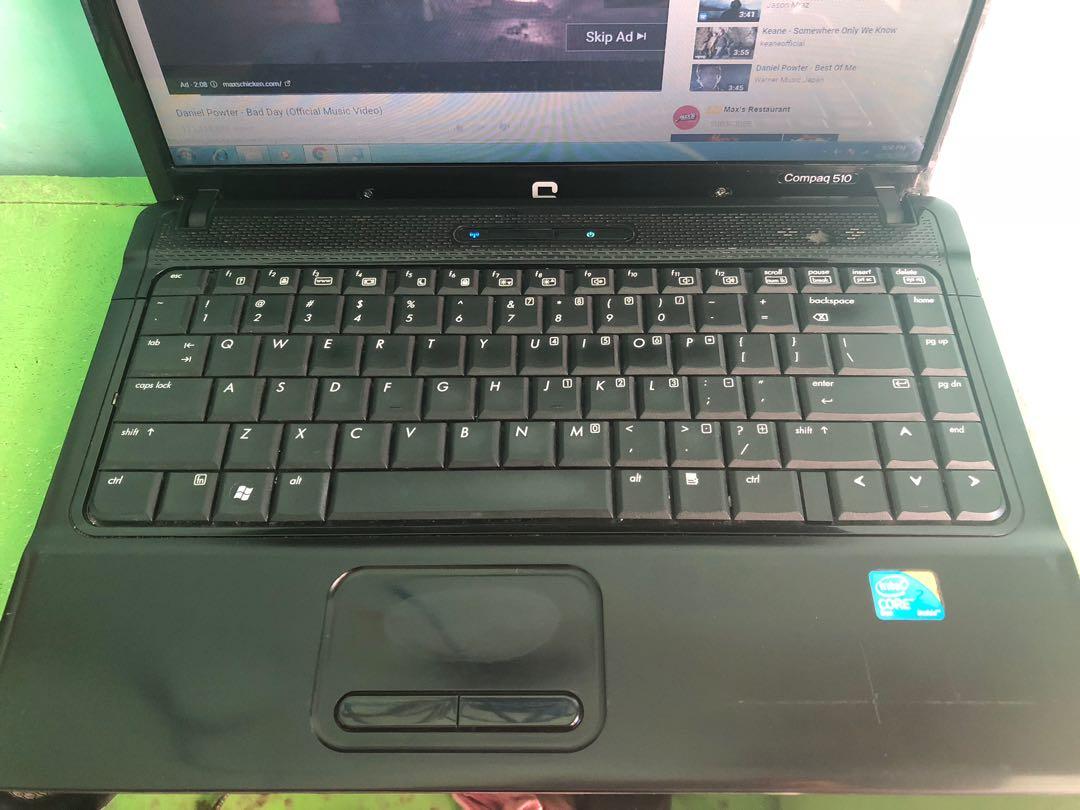 Laptop Compaq 510 intel Core 2 Duo 4gb Ram, Computers & Tech, Laptops