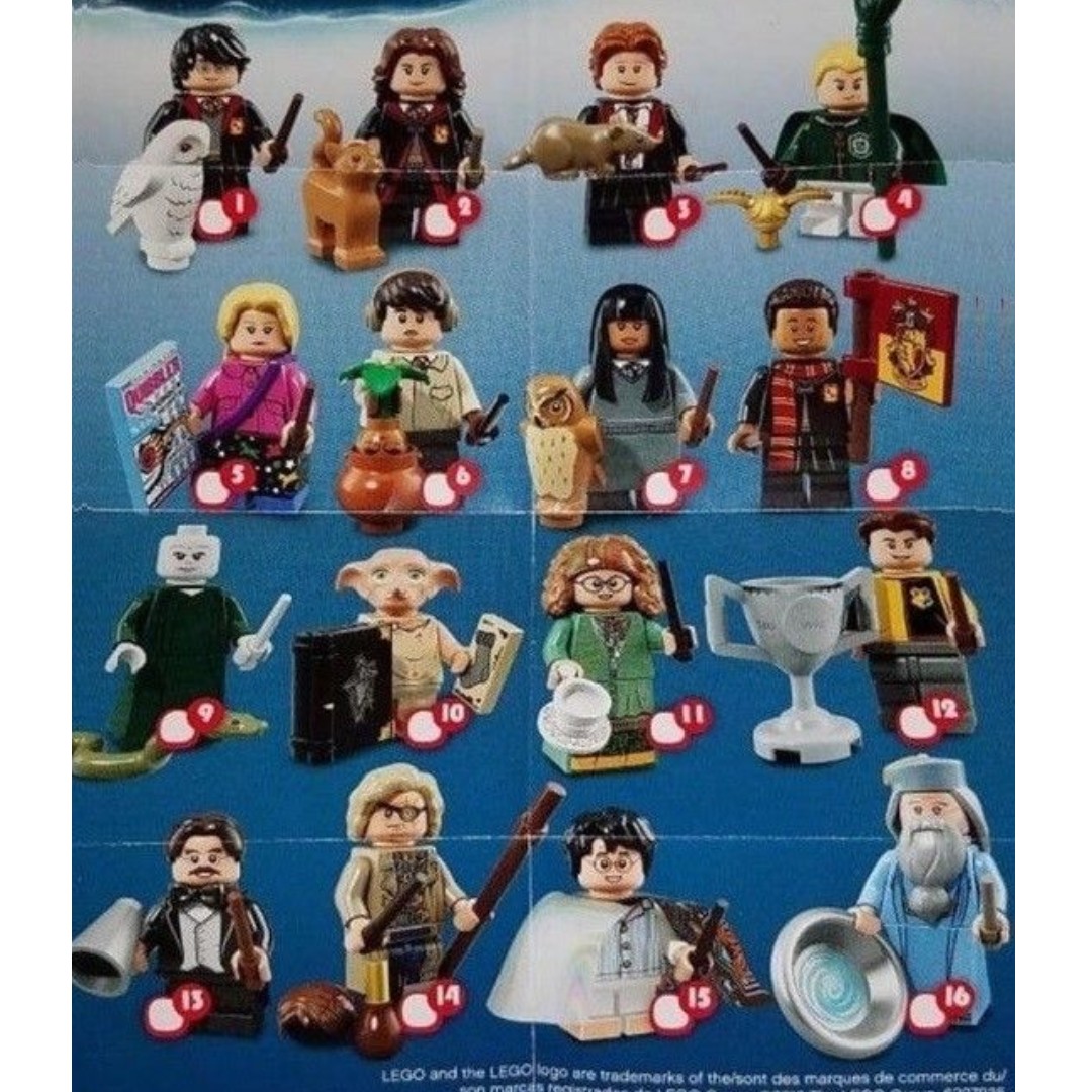 20 Lot of sealed Harry Potter Fantastic Beasts Collectible Minifigures 71022