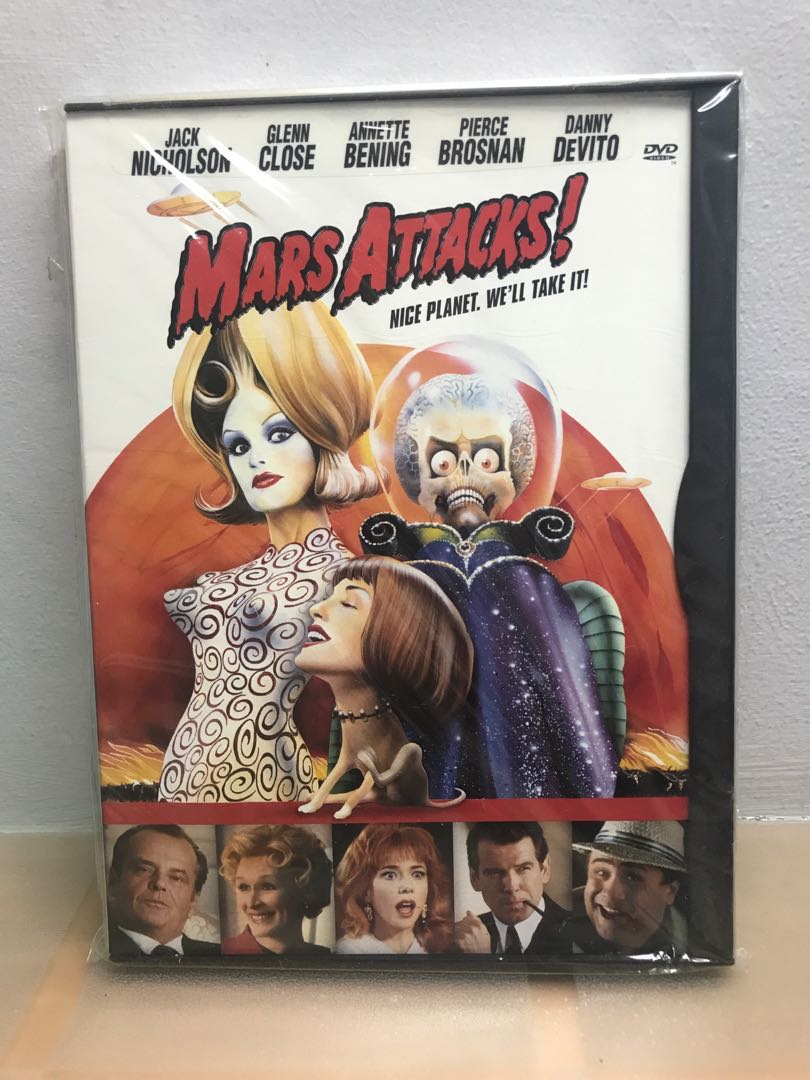 Mars attack, Hobbies & Toys, Music & Media, CDs & DVDs on Carousell
