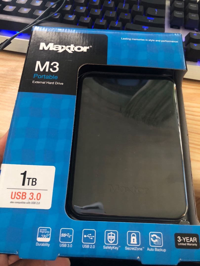 Maxtor 1tb, Computers & Tech, Parts & Accessories, Hard Disks ...