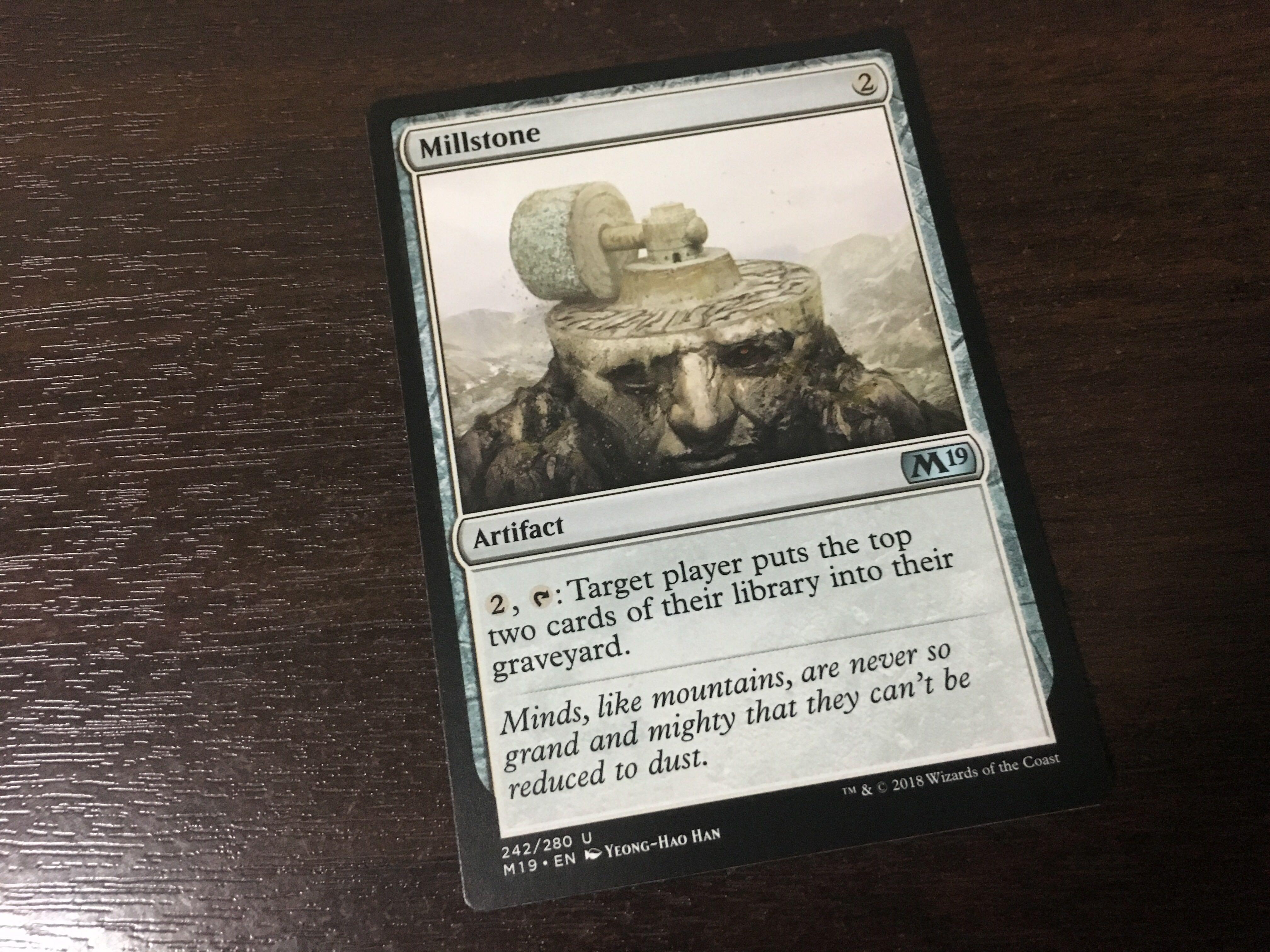 Millstone Mtg Toys Games Board Games Cards On Carousell {1},{t}:target player puts the top two cards of his or her library into his or her graveyard. carousell