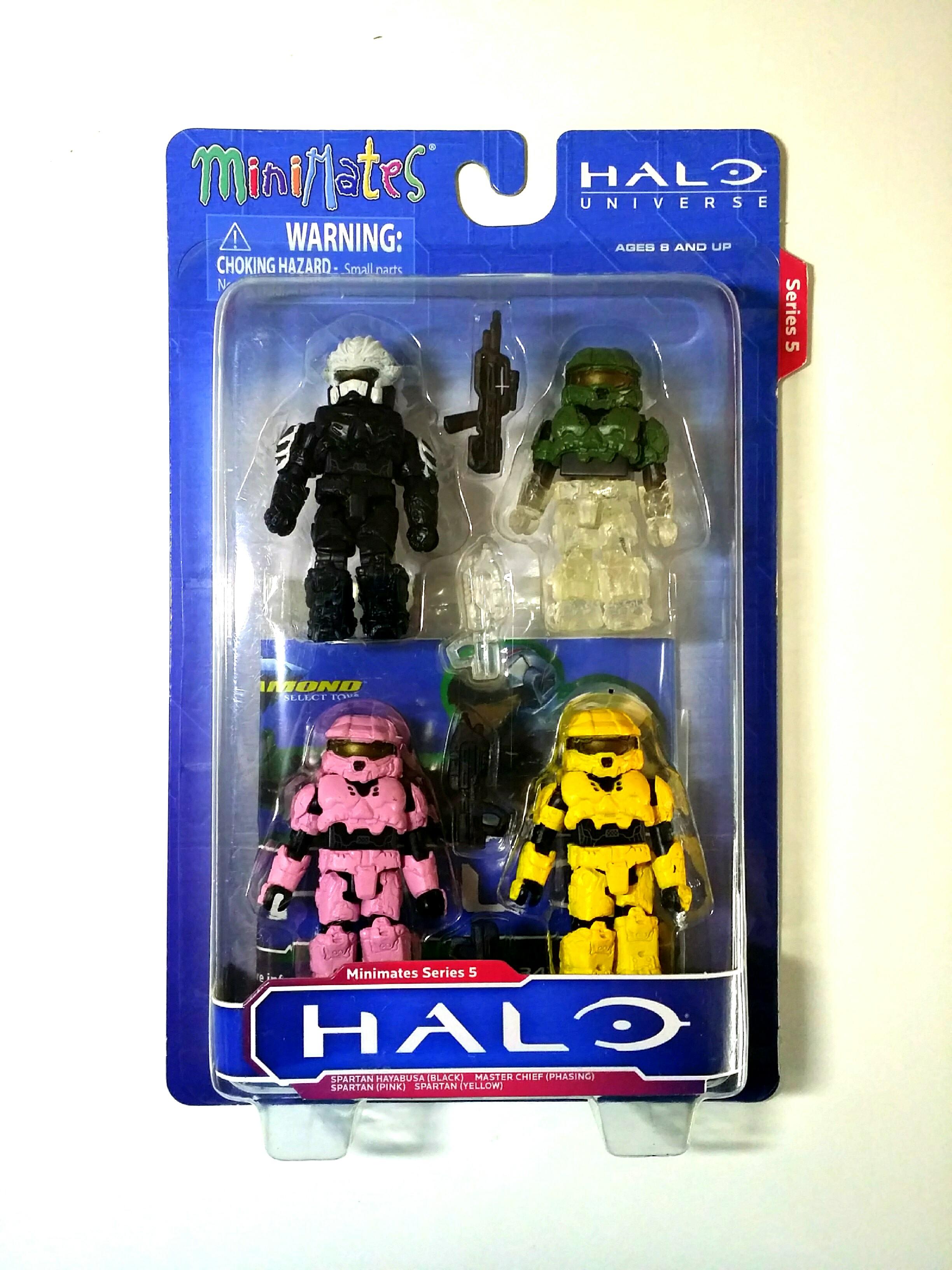 Mega Bloks Halo Mini Figures Series 2 Pink Hayabusa Spartan Brand New Sealed 
