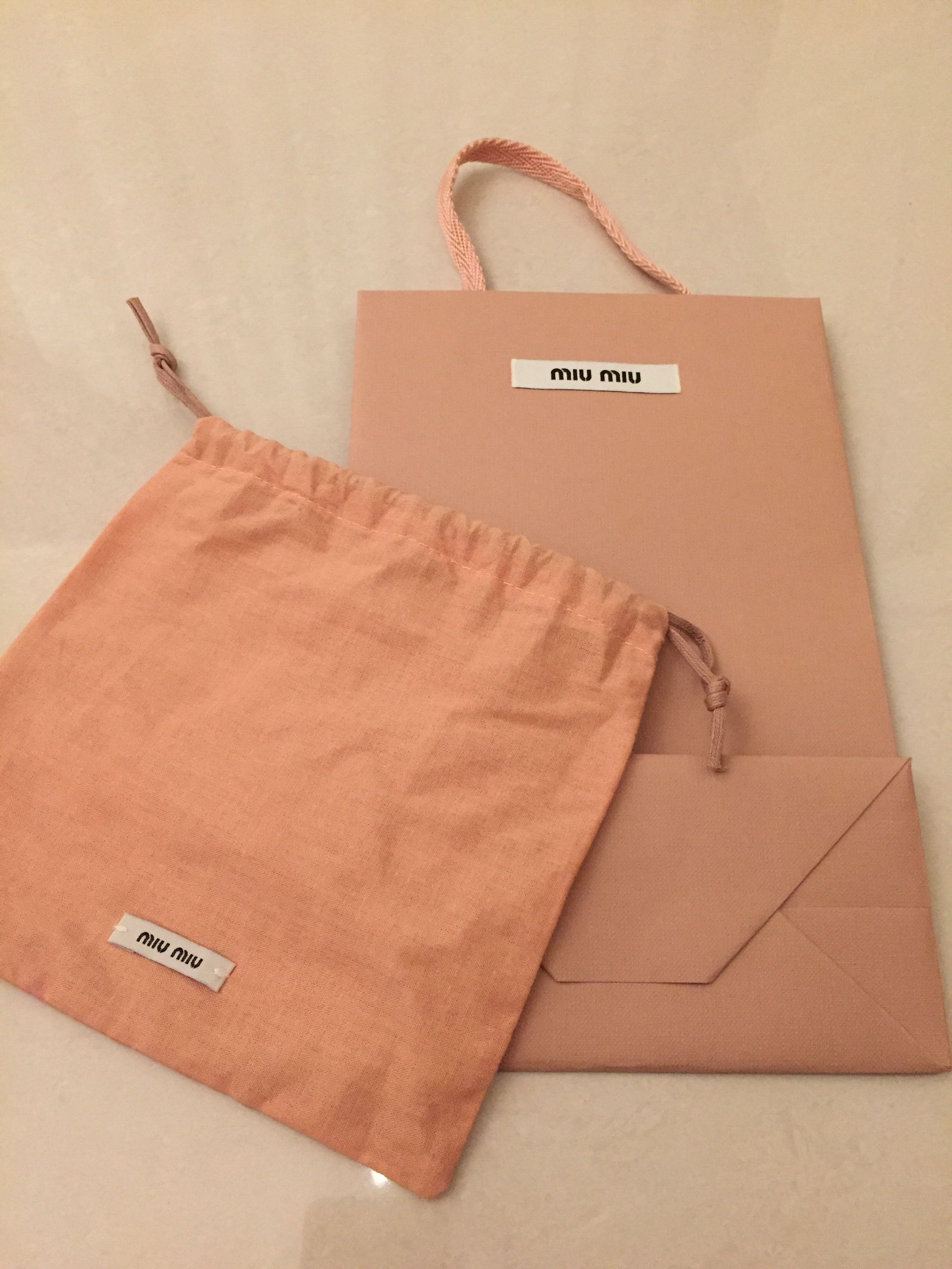 Miu miu outlet dust bag