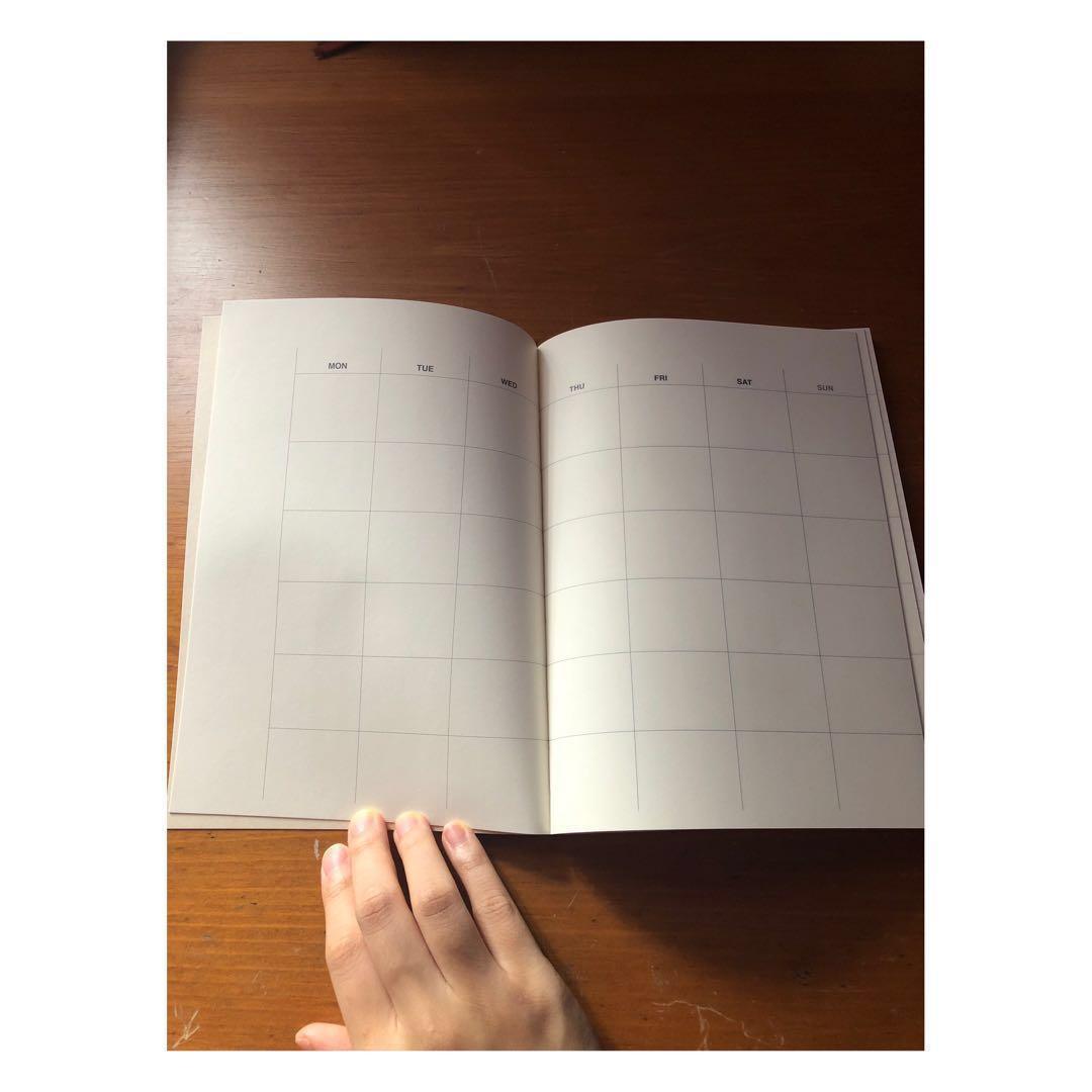 [MUJI] Undated Planner, Hobbies & Toys, Stationary & Craft, Other