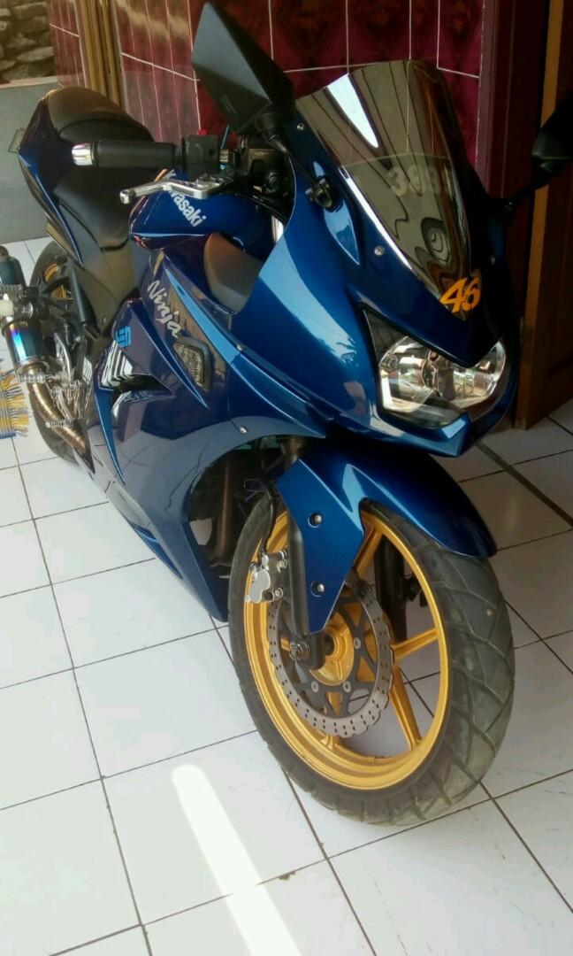 Ninja 4 Tak Pertama Warna Biru Tua Motor Di Carousell