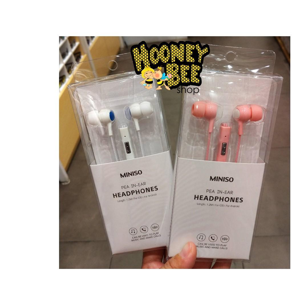 miniso pea in ear headphones