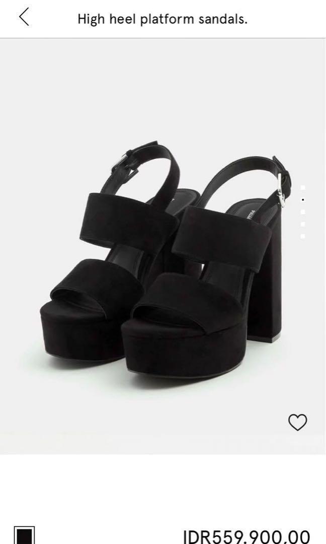 Pull and on sale bear high heels