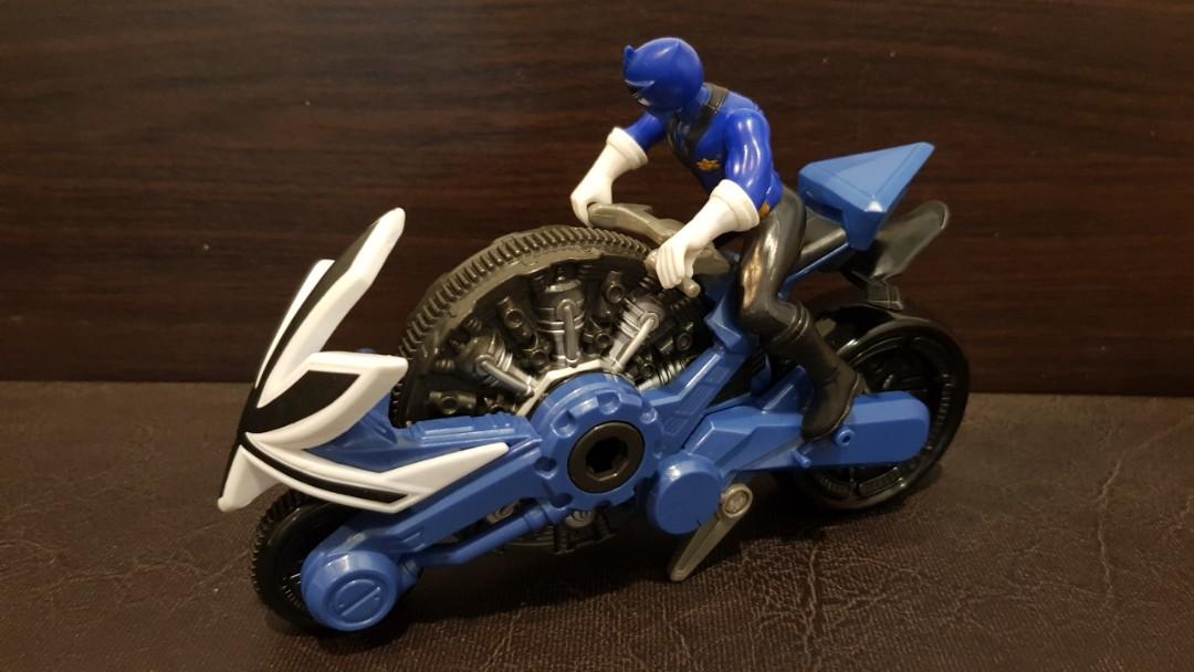 Power Rangers on Bike: Blue Ranger, Hobbies & Toys, Toys & Games on ...