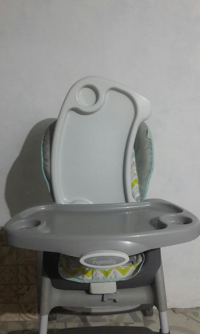 Preloved high chair ingenuity kursi makan bayi MPASI, Bayi & Anak, Lainnya di Carousell