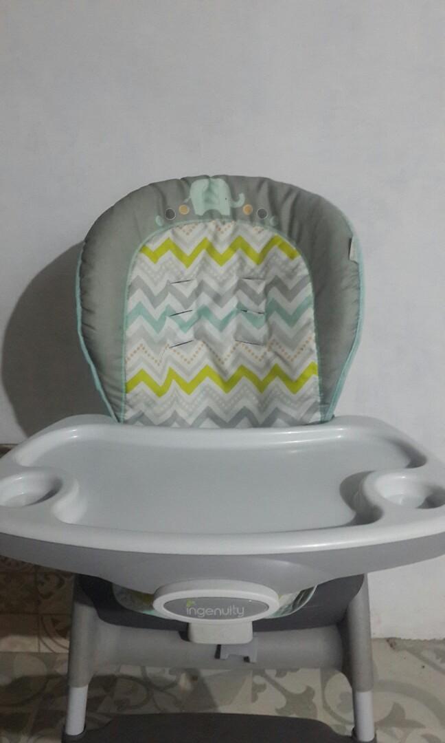 Preloved high chair ingenuity kursi makan bayi MPASI, Bayi & Anak, Lainnya di Carousell