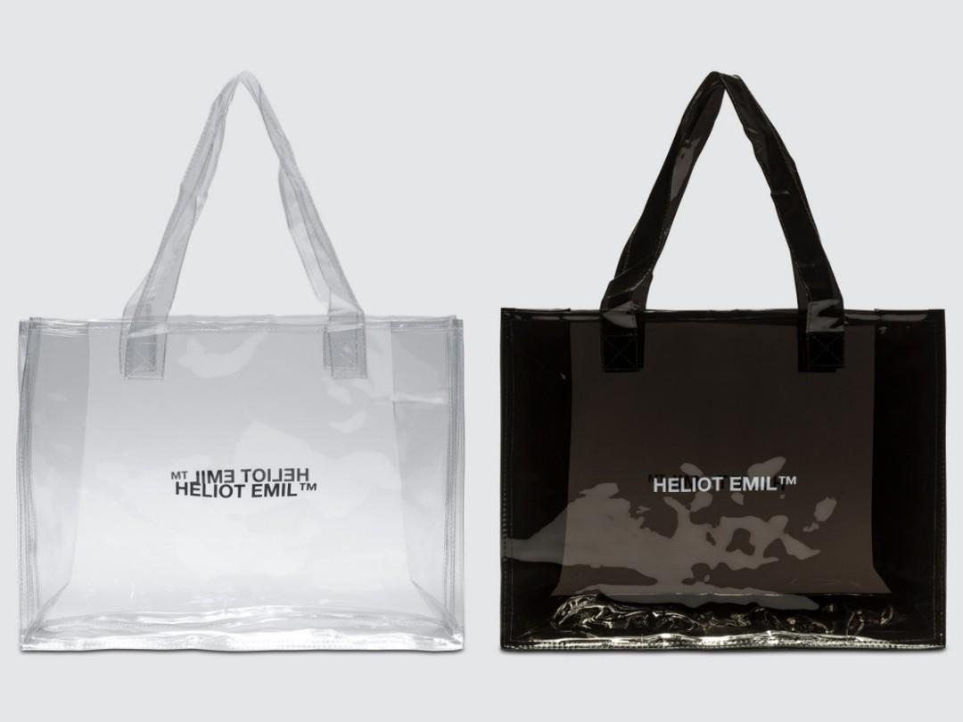 transparent tote bag