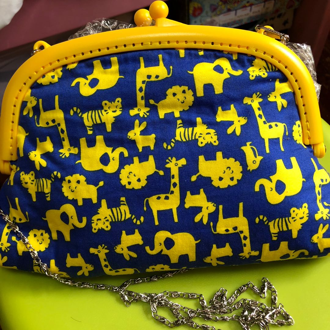 Rare Handmade Animal Sling & Clutch Bag, Women's Fashion, Bags