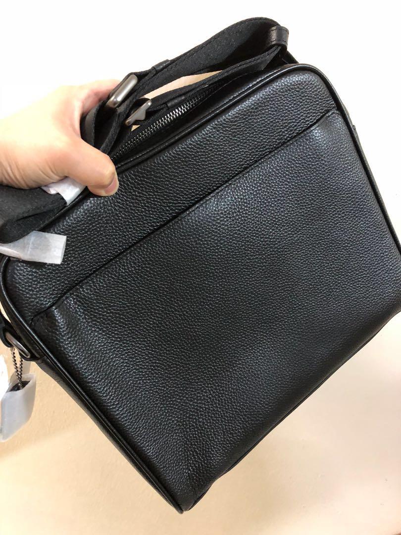 Ready stock CHARLES CAMERA BAG COACH F24876 BLACK Men s