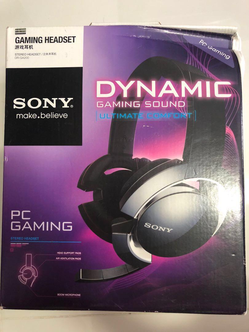 Sony gaming headset DRGA200, Audio, Headphones & Headsets on Carousell