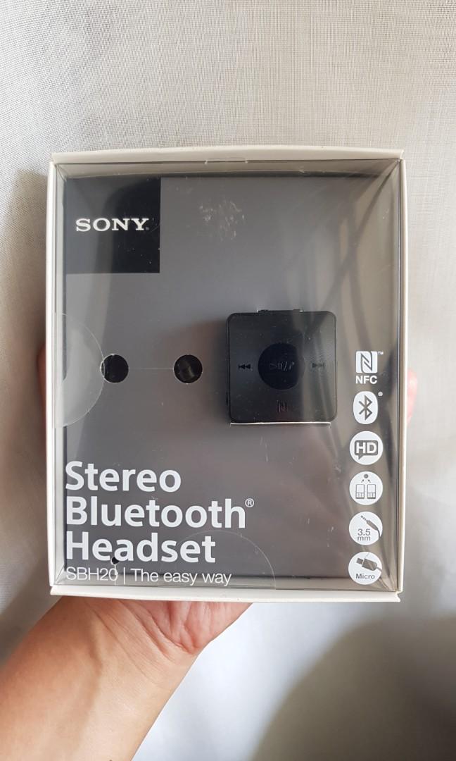 Sony Stereo Bluetooth Headset SBH20, Audio, Headphones & Headsets on