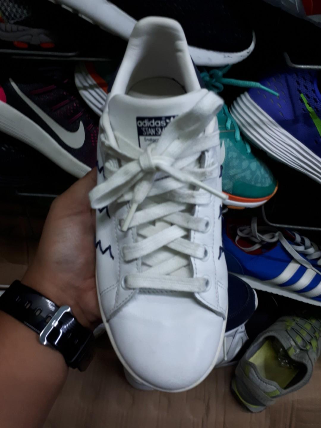 stan smith blue thread
