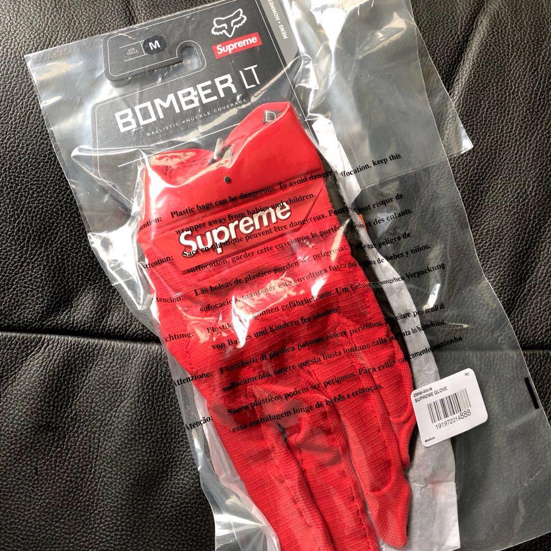 FOX RACING X SUPREME BOMBER GLOVES RED SS18 - HotelomegaShops