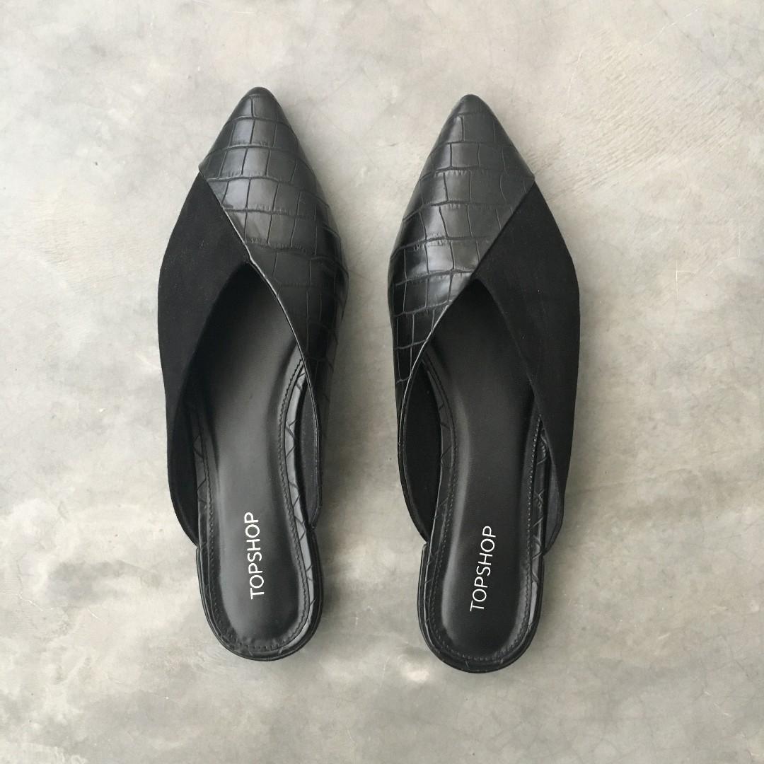 Topshop mules flat online