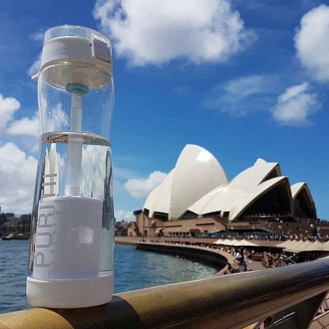 Water filteration bottle (removes 99.999 bacteria, virus, parasites