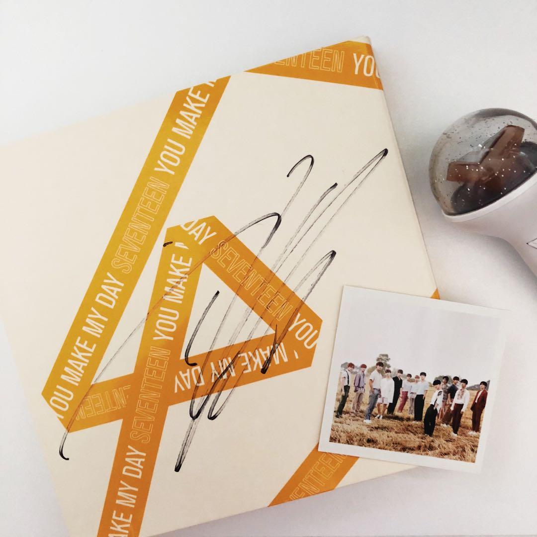 Wtt Seventeen Jun Autographed 5th Mini Album You Make My