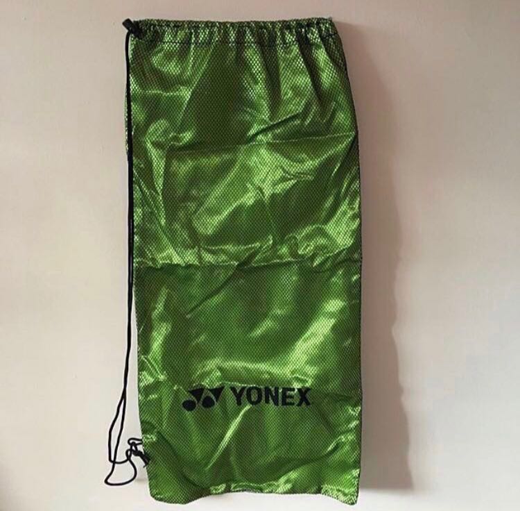 Yonex Tennis racquet cover drawstring bag, Sports Equipment, Sports