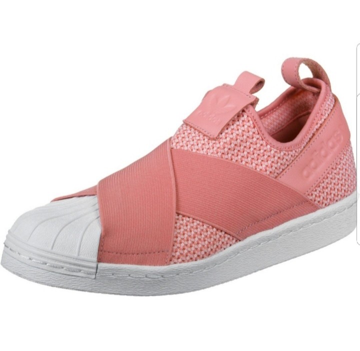 adidas superstar slip-on shoes women's pink