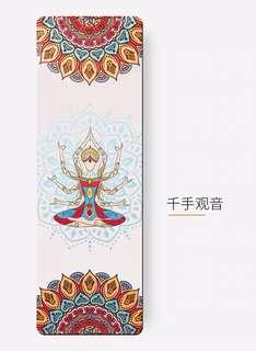 5mm professional yoga mat！suit for hot yoga! 4design!