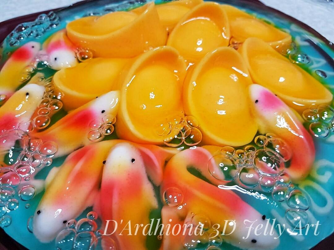 3d jelly art, Food & Drinks, Homemade Bakes on Carousell