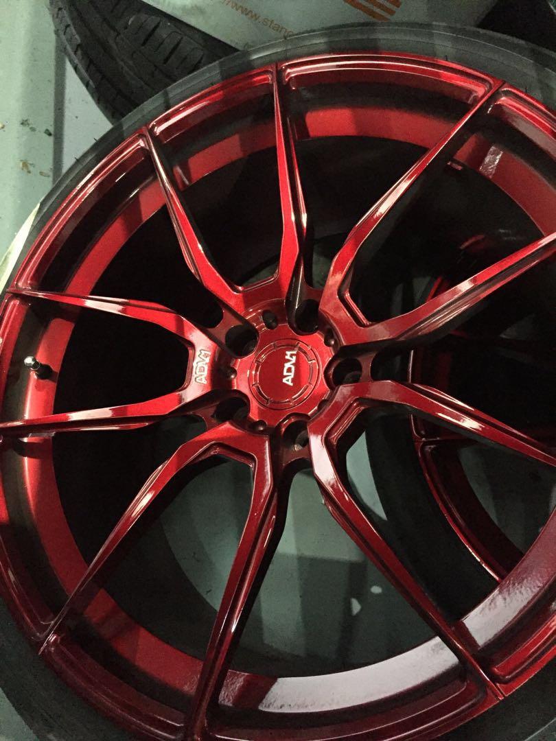 ADV.1 Rims 21 Inch Original Verified with ADV.1, Car Accessories, Tyres ...
