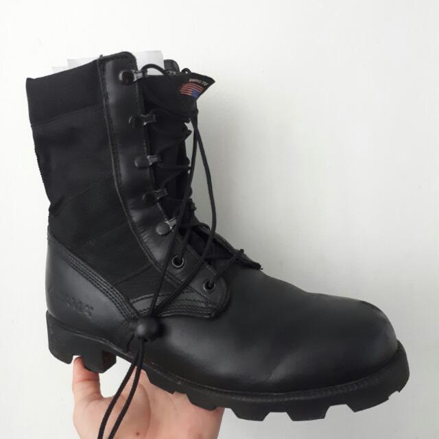 altama leather combat boots