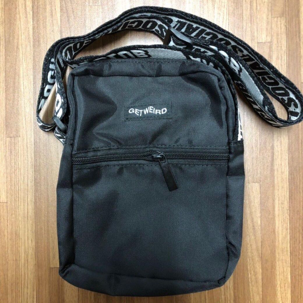Anti Social Social Club ASSC Black Sling Side Bag Men s Fashion