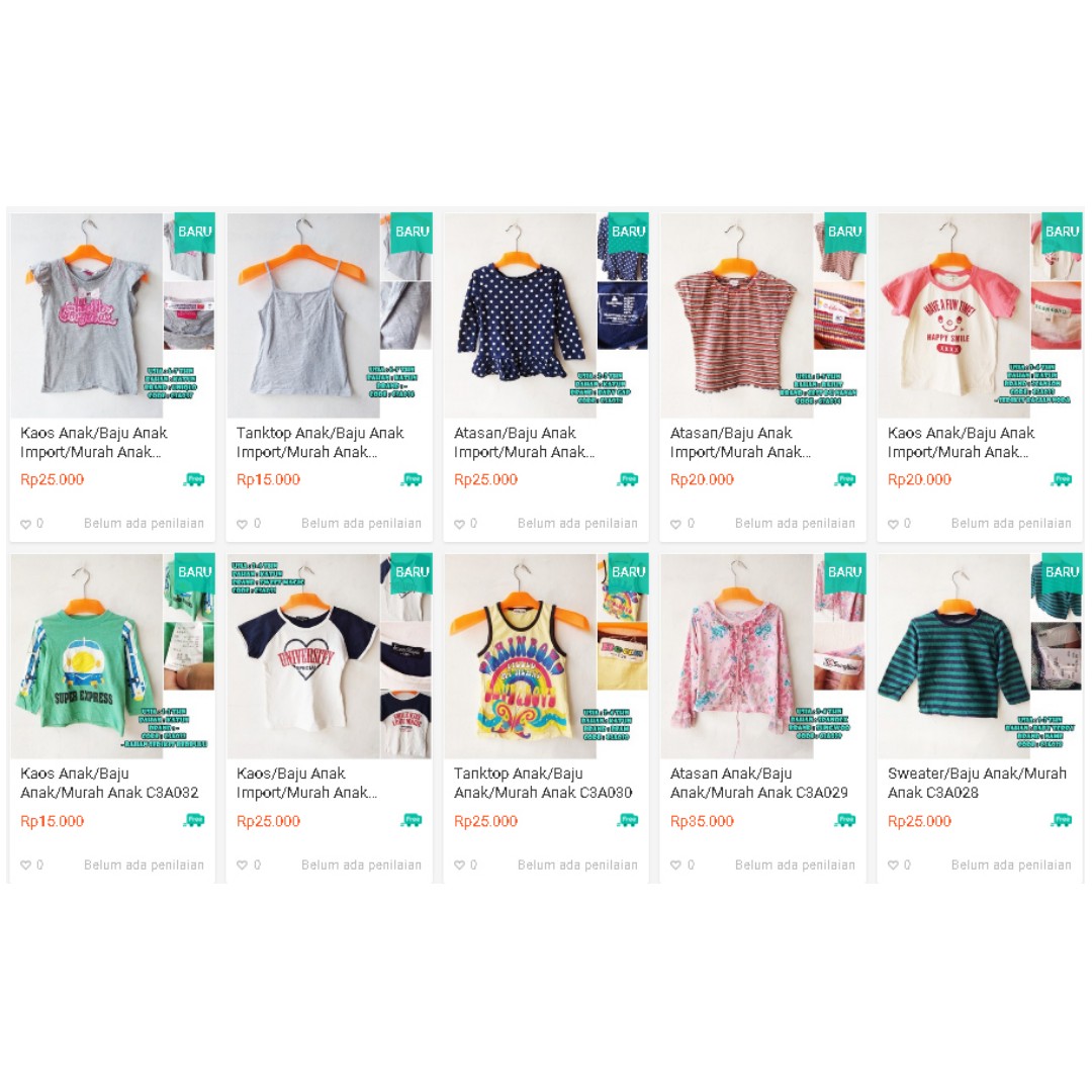 900+ Model Baju Anak Import Terbaru Terbaru