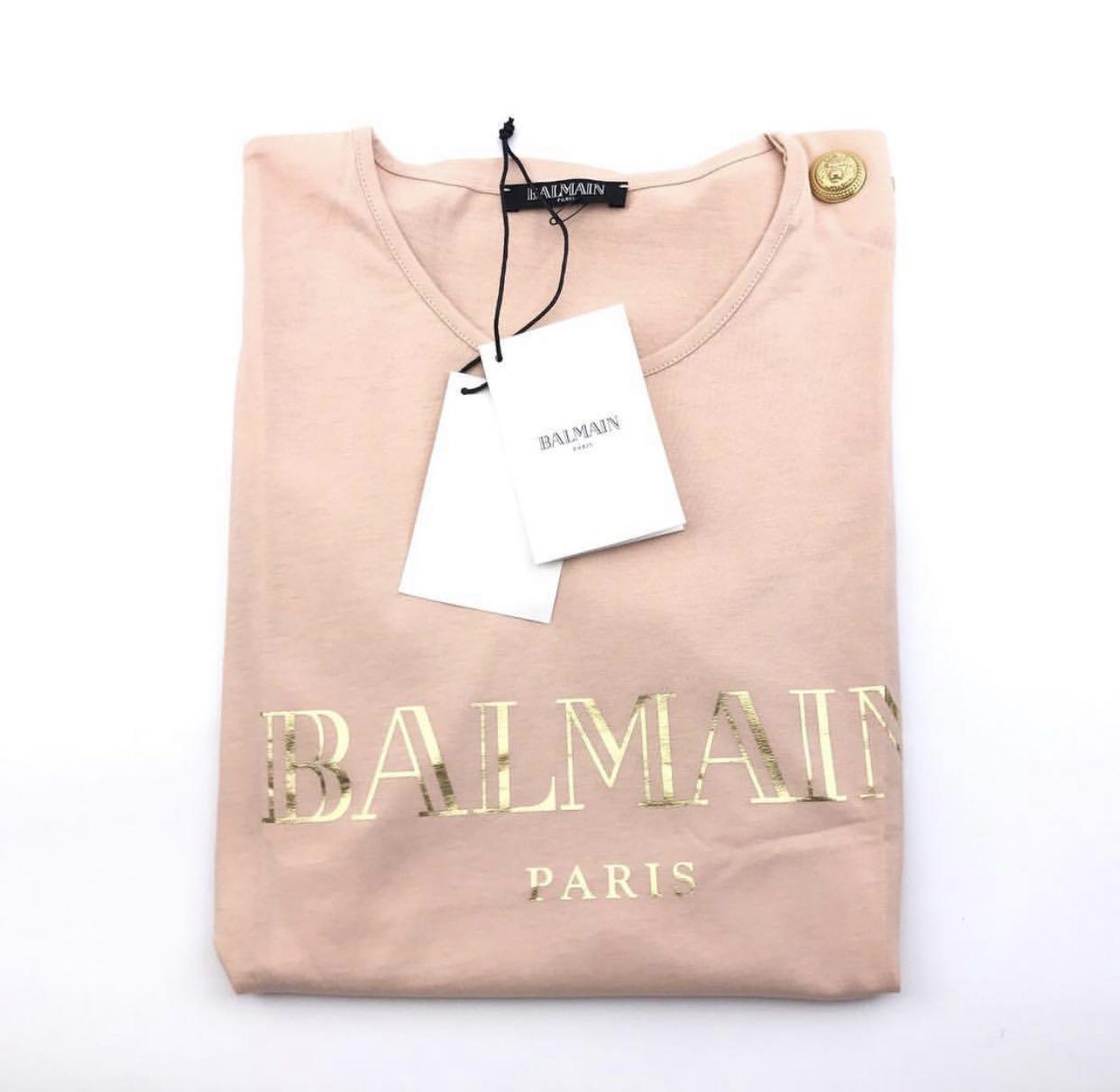 Balmain t shirt sale womens Clearance