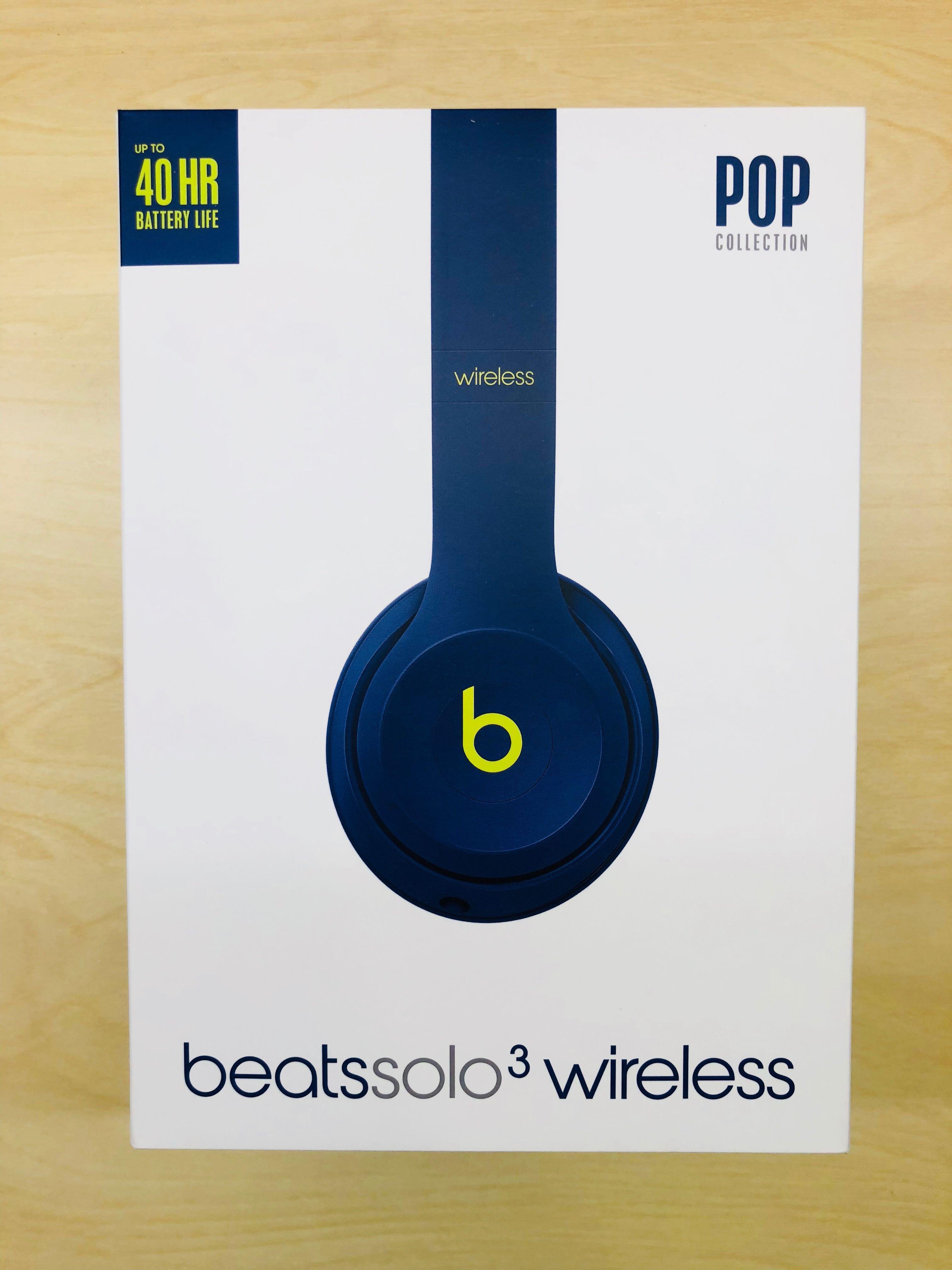 beats solo3 wireless pop indigo