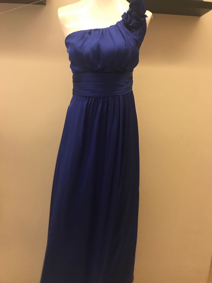 blue evening top