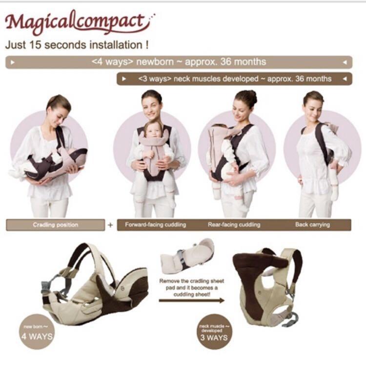 compact baby carrier