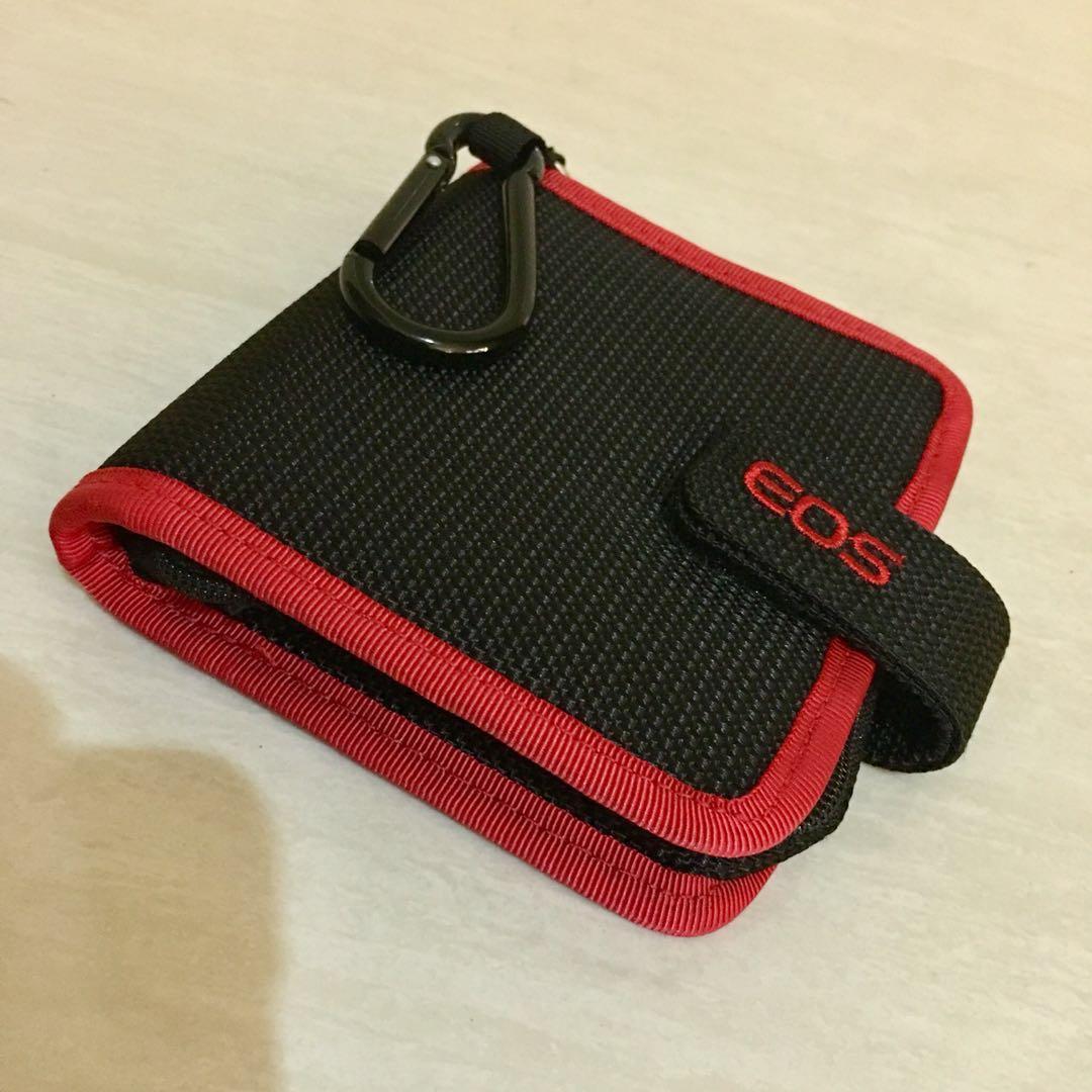 CANON EOS Memory Card Pouch (Category: Memory & SD Cards) located in Quezon City. Submitted by mystorageroom (Listing ID 184501384, Image 1). Description: New ✅ Unused ✅ Original ✅ Fits 4 SD cards ✅.
