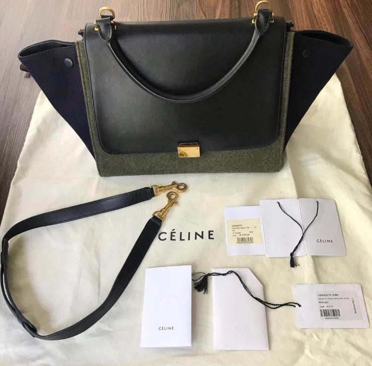 celine trapeze bolsa sizes