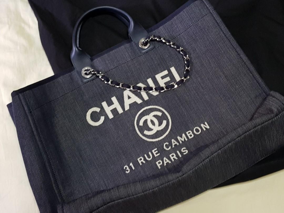 Chanel Deauville Tote (Extra Large), Luxury, Bags & Wallets on