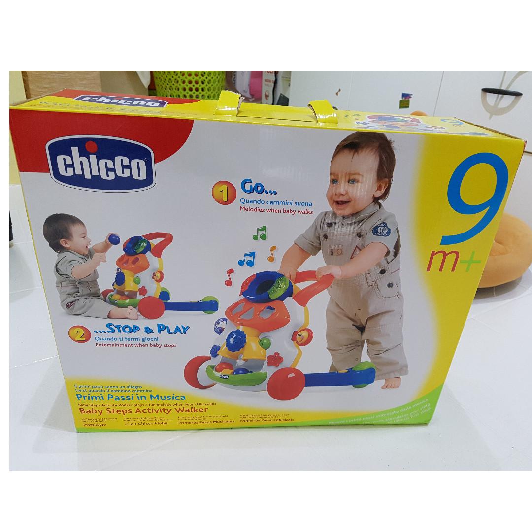 chicco baby steps activity walker