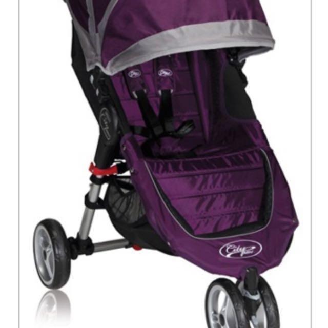 purple strollers