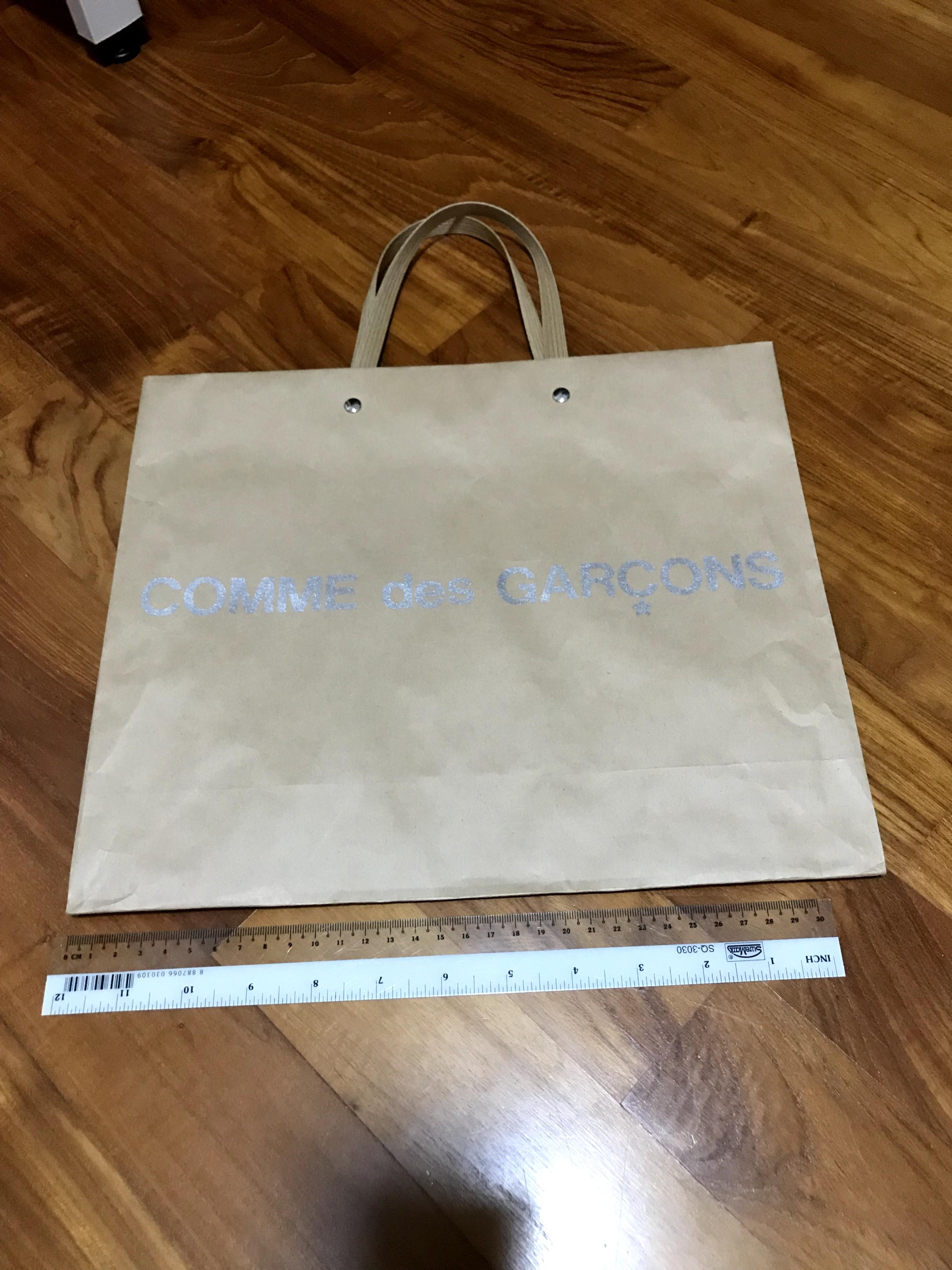 Comme de garcon paper bag top