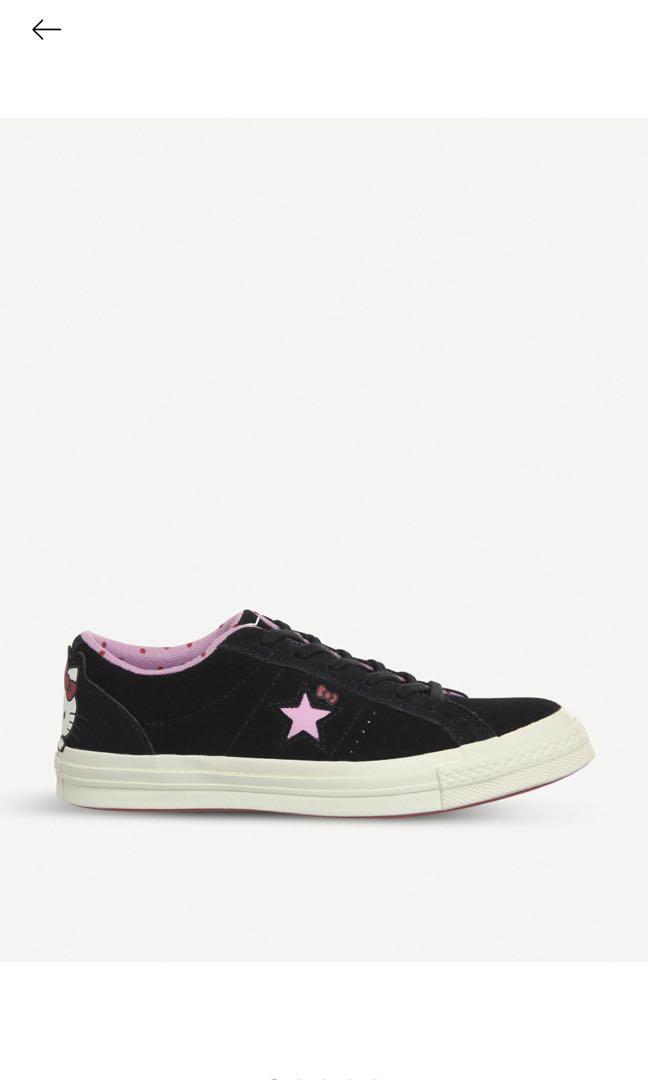 converse hello kitty suede